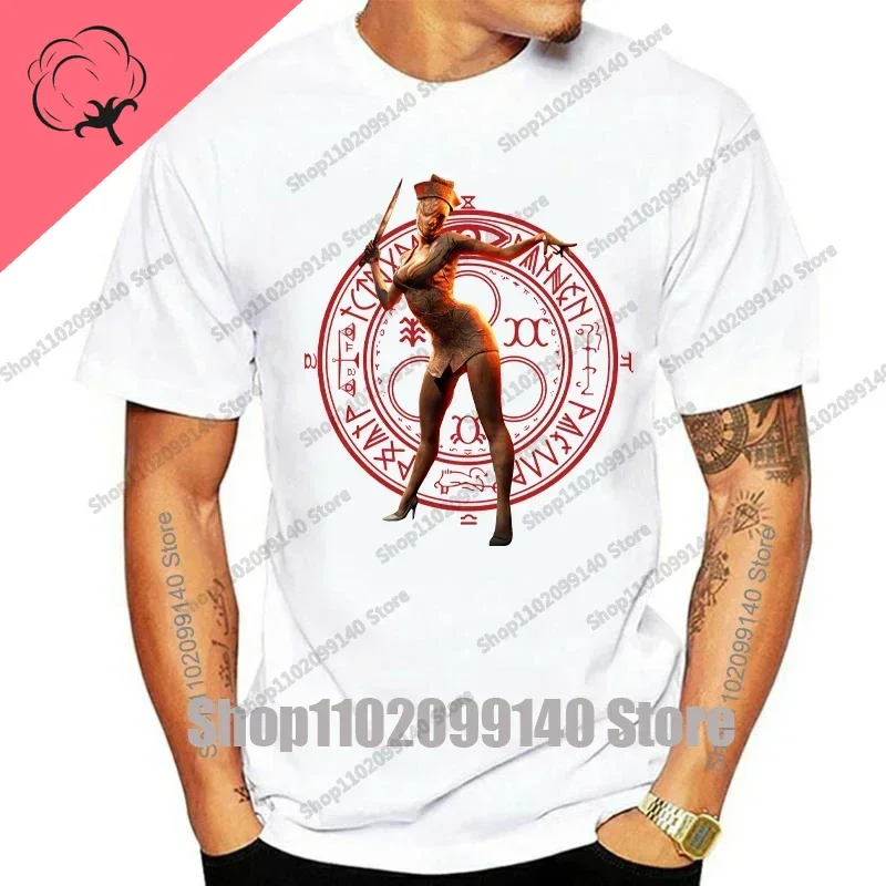 Футболки для мужчин Silent Hill Game Save Футболка Мужская футболка с круглым вырезом Топы