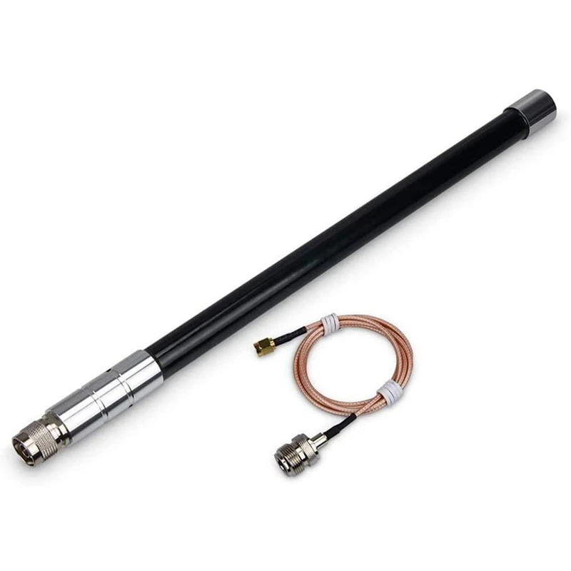 

Lora Gateway Antenna 3Dbi Gain Indoor Outdoor Omni-Directional Glass Fiber Lorawan Antenna N-Male SMA Connect Cable