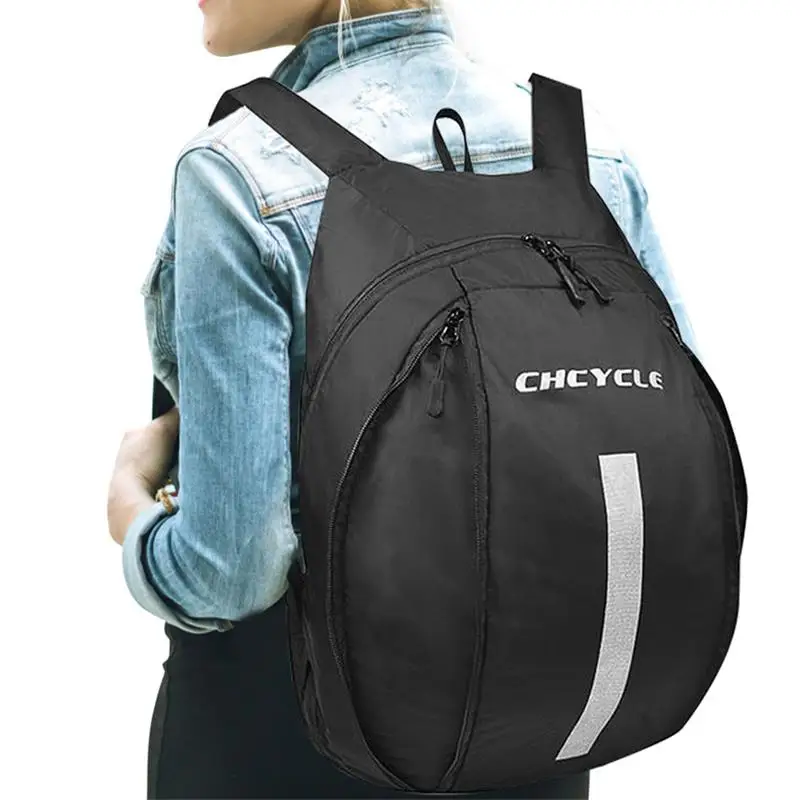 

Водонепроницаемый велосипедный рюкзак, водонепроницаемый рюкзак для верховой езды с молнией, вместительный велосипедный рюкзак, легкий и портативный