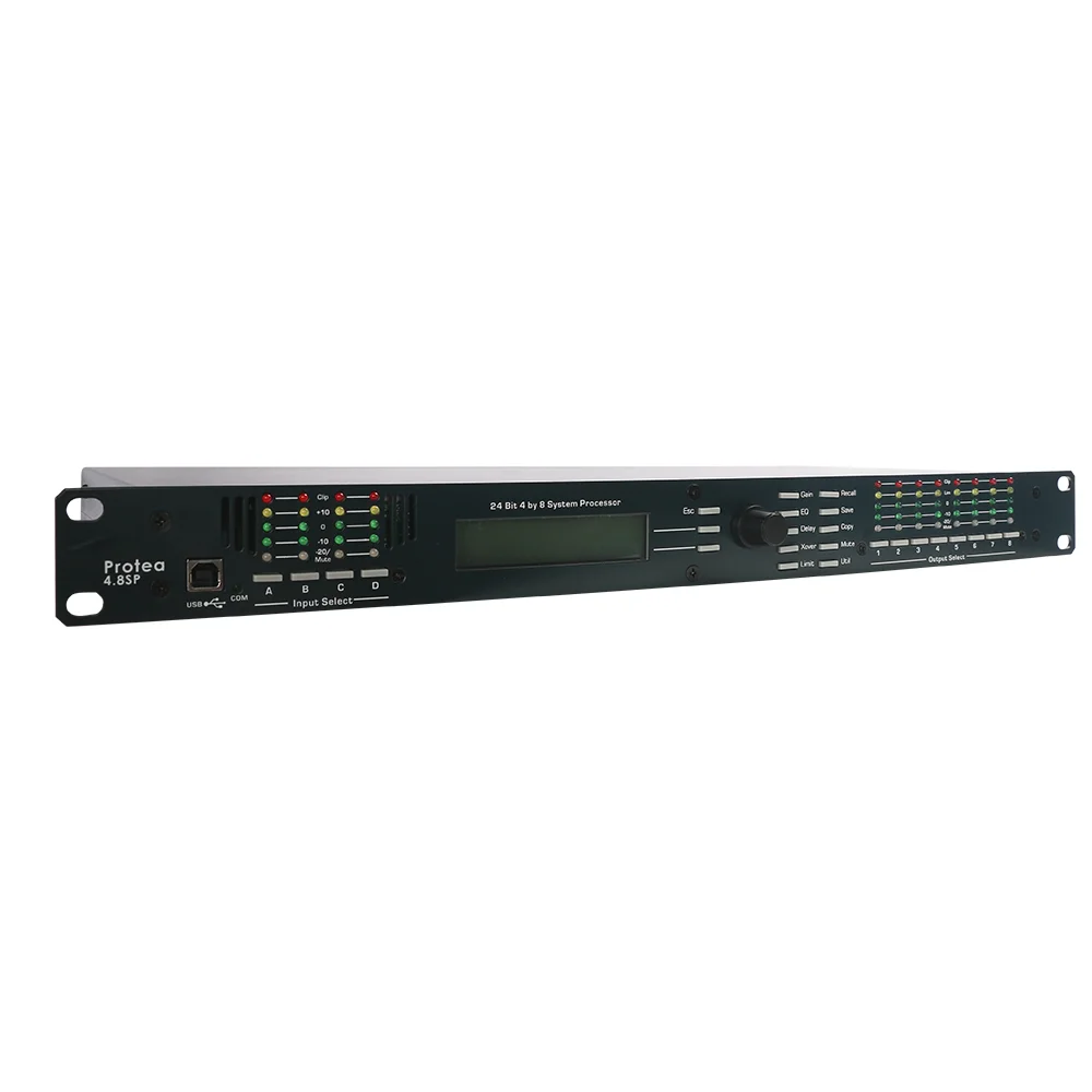 Фото ASHLY Audio 4.8SP 4 входа 8 выходов цифровой процессор DSP управление динамиками Pro Audio Protea сценическое оборудование для хит продаж №2