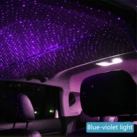 romantic led car roof star night light projector atmosphere usb decorative lamp adjustable car interior light