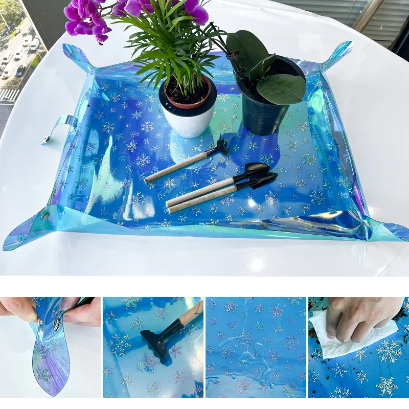 

1pcs Planting Mat 50cm*68cm Gardening Potting Pad Foldable Garden Plant Flower Pot Transplanting Waterproof Mats