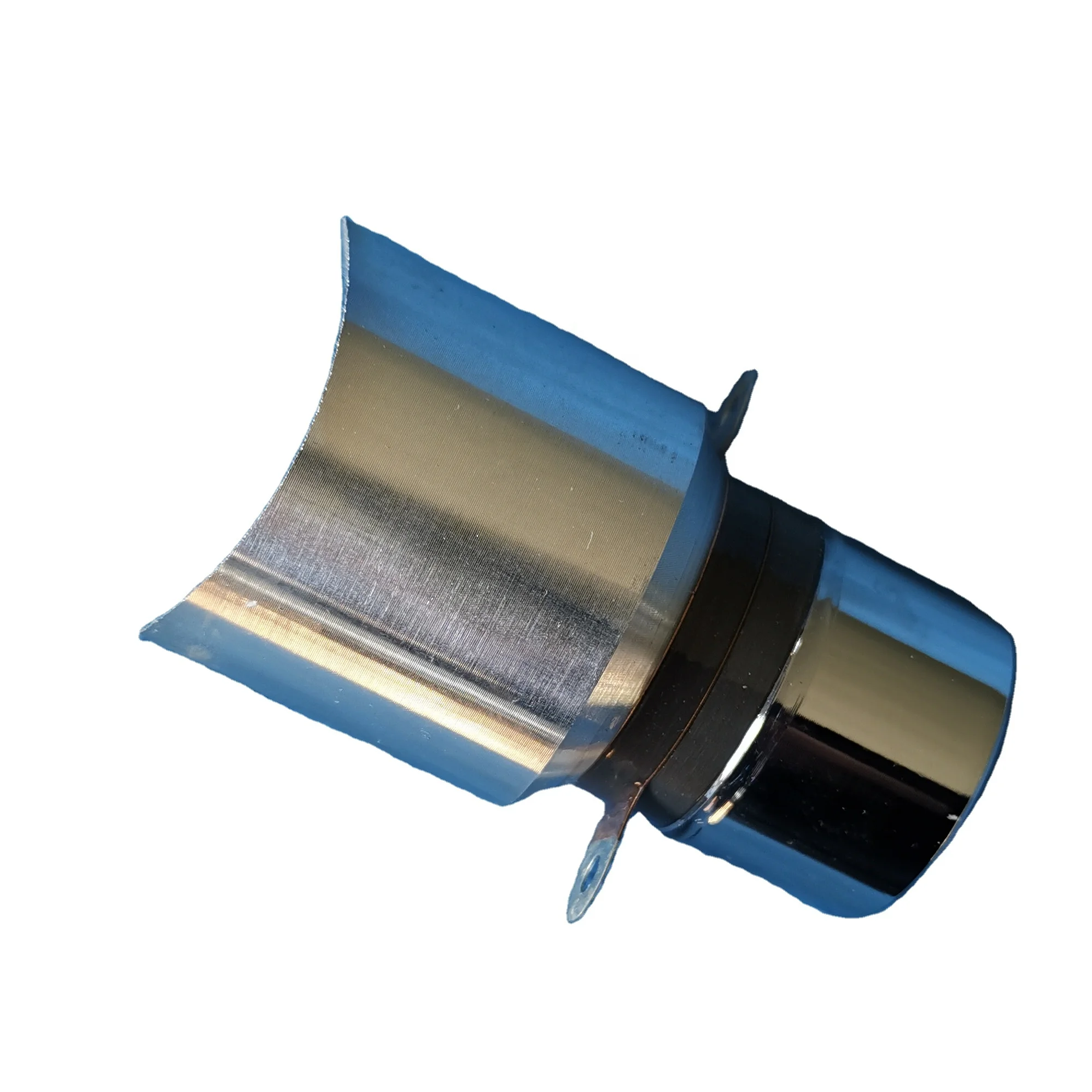 

Ultrasonic cleaning transducer with Curved / arc bottom fix on metal tube ultrasonic transducer for pipe cleaning