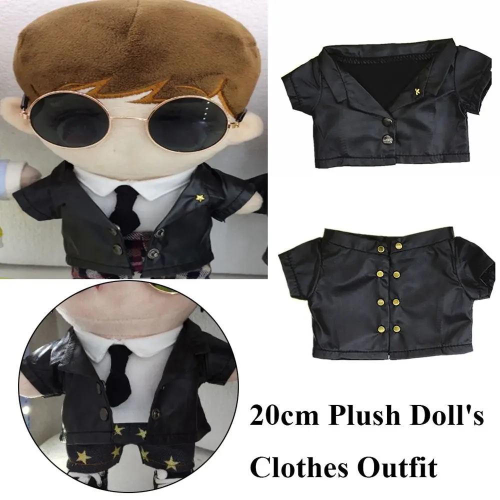 

Kids Gift Fashion Outfit Coat Skirt Suit Clothing Plush Doll's Clothes Jacket 20cm Doll Coat Outfit Accessories