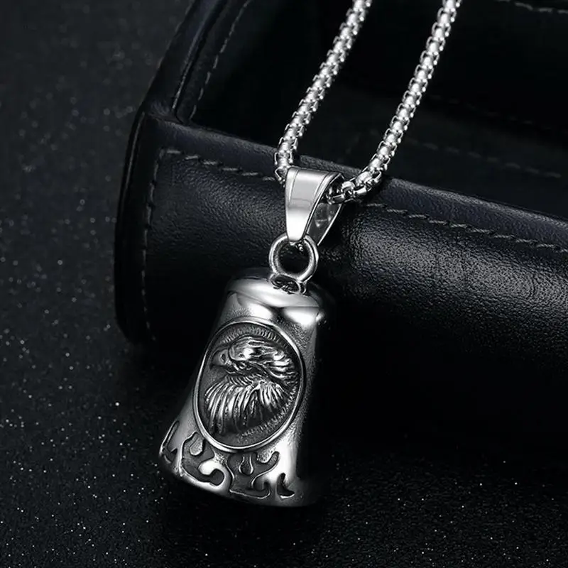 

Biker Motorcycle Bell 3D Eagle Pattern Lucky Guardian Bell Key Chain Pendant Angel Motorcycle Bell For Car Motorcycle Bicycle