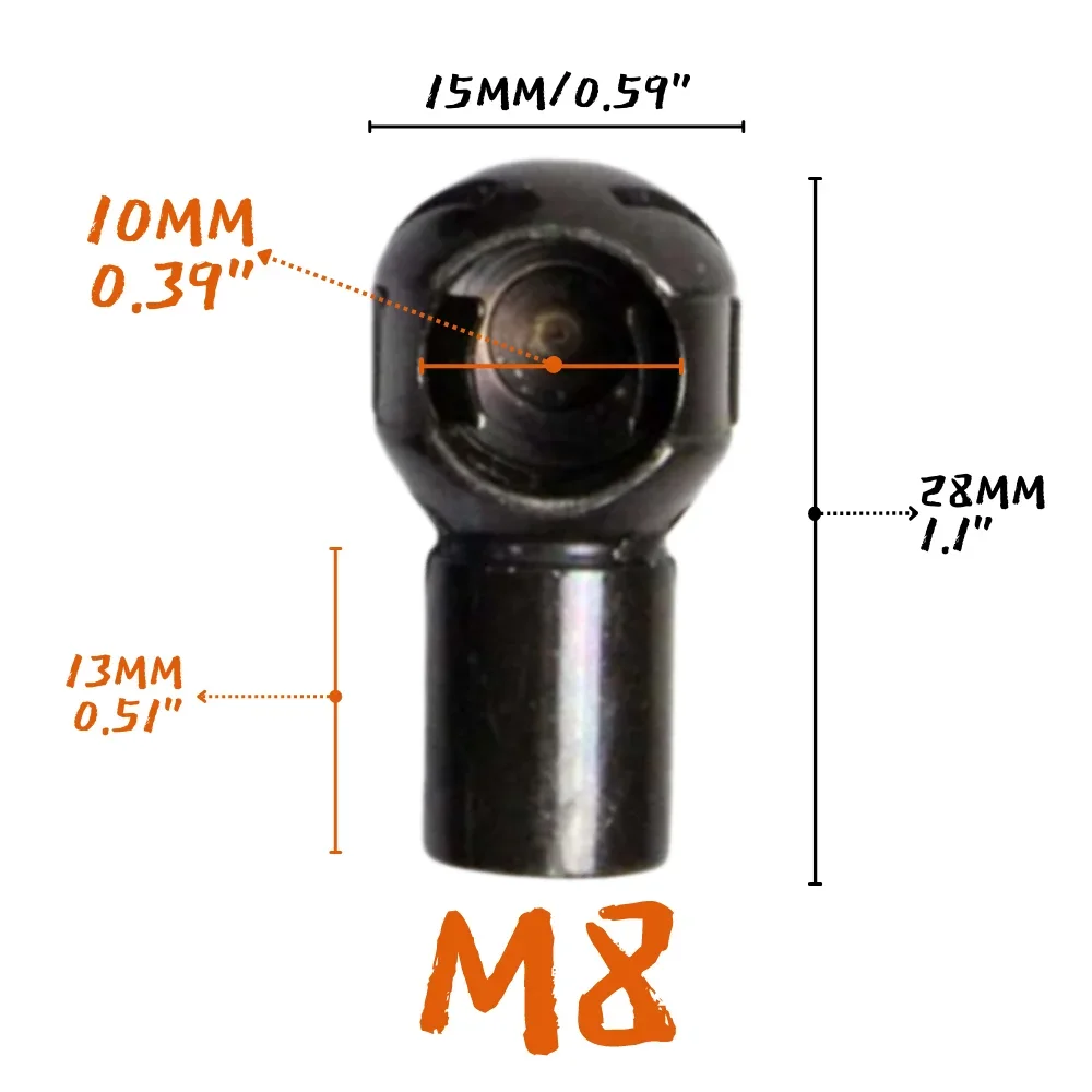Внутренняя Резьба M6/M8, 10 мм, газовая пружина, стойка, подъемник, поддержка шарикового гнезда, Соединительный конец подшипника, соединители, замена Кол-во (4) георгий михайлович брянцев конец осиного гнезда