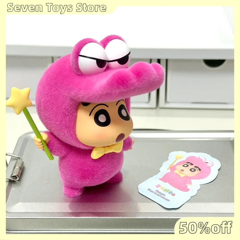 Фото Коллекционная фигурка Toptoy Crayon Shin Chan из серии Dynamic Toy City в слепой коробке, настольное украшение, совместный выпуск, подарки на день рождения №2