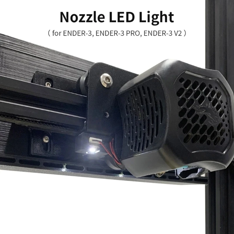 ADWE Hotend Lighting Насадка для 3D-принтера Светодиодная подсветка украсит вашу область