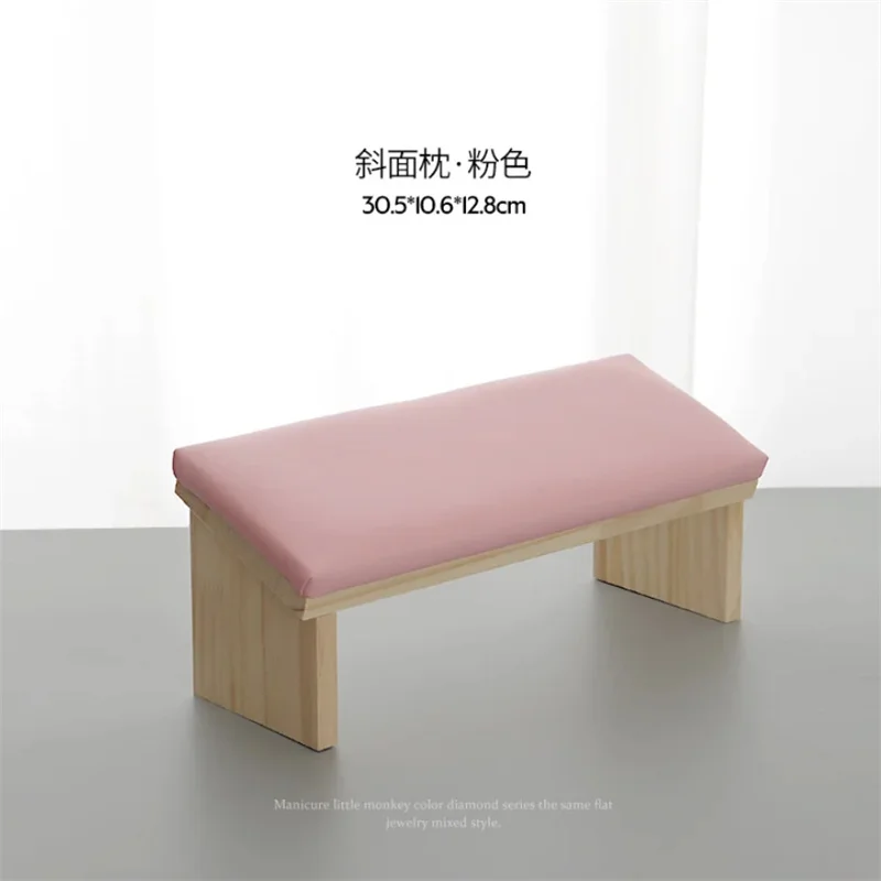 Высококачественная Розовая Деревянная Подушка Для Ногтей, Подставка Для ...