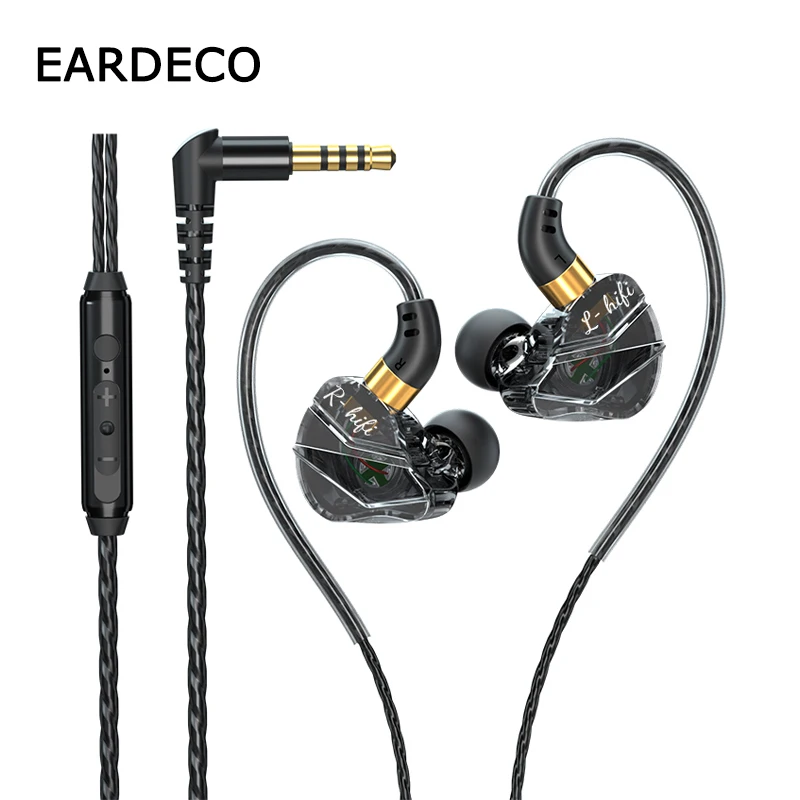 

Проводные наушники EARDECO Sport Hifi Game, басовые наушники с проводным стерео разъемом 3,5 мм, наушники для телефона, наушники для Xiaomi, Huawei, Redmi