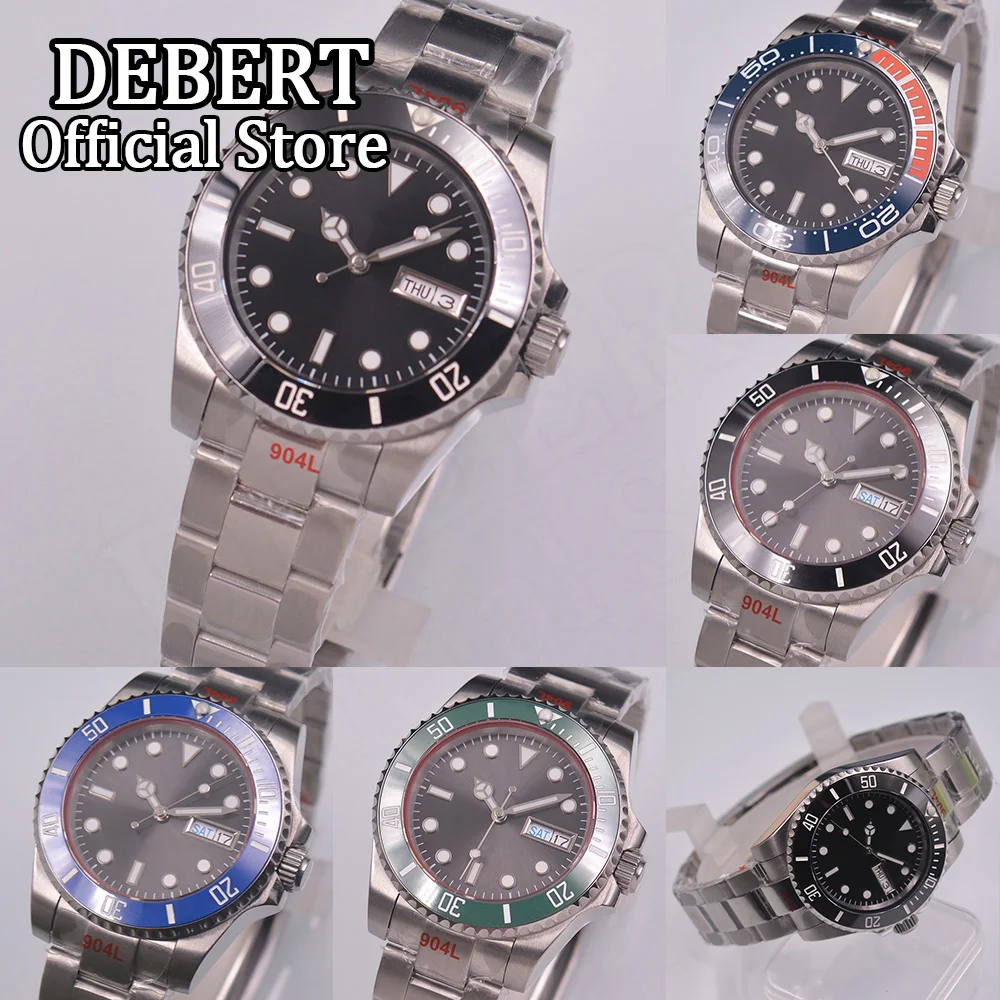 

Часы мужские механические с автоподзаводом, 40 мм, без логотипа