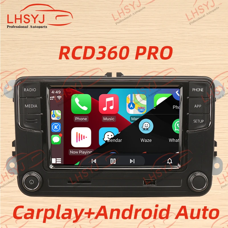 Автомобильный радиоприемник 2 din Android Auto RCD360 PRO NONAME Carplay для VW Golf Jetta MK5 MK6 Tiguan CC Polo Passat