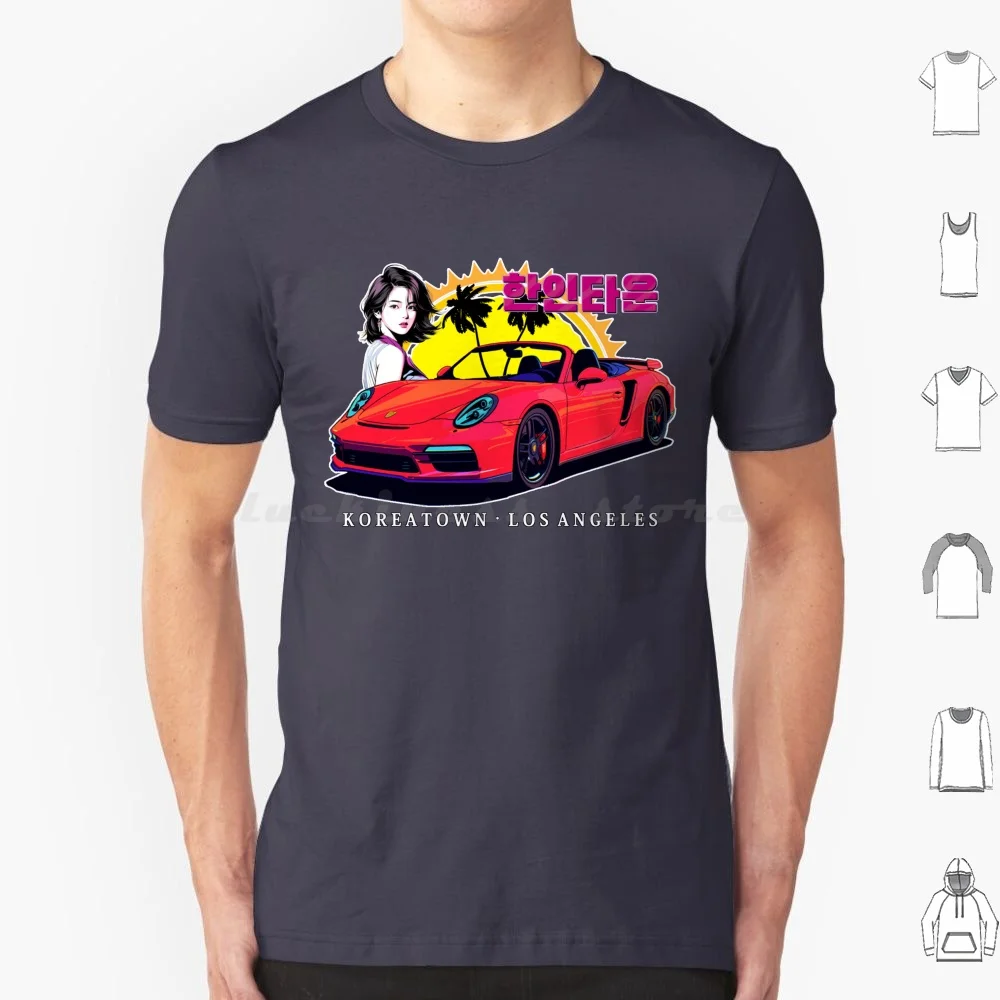 Футболка с символикой K-Town в стиле 6xl