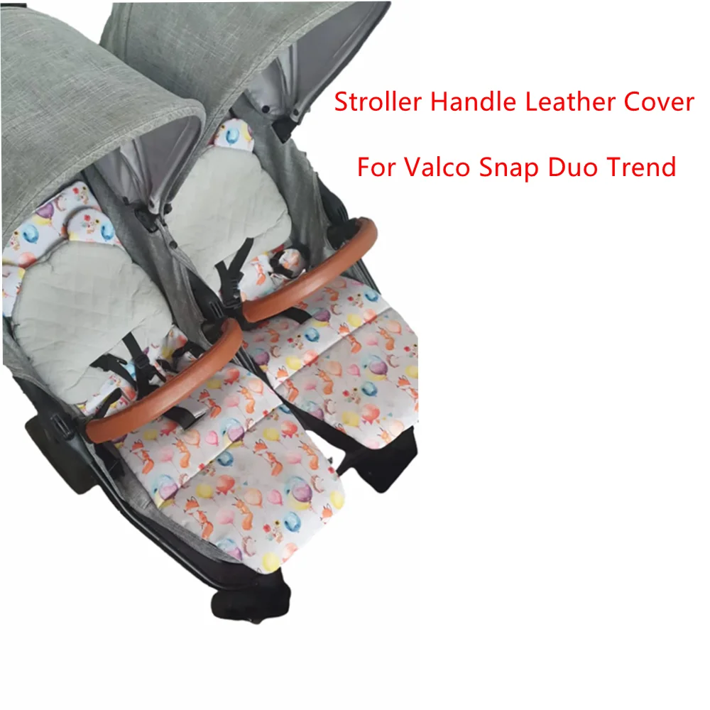 

Baby Pram Armrest Covers For Valco Snap Duo Trend Stroller Pu Leather Protective Case Handle Bumper Cover Carriage Accessories