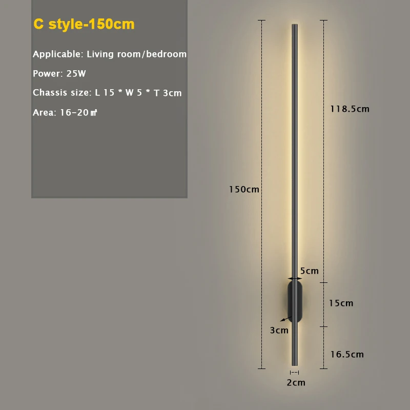 

IISINUO LED Настенный светильник для гостиной