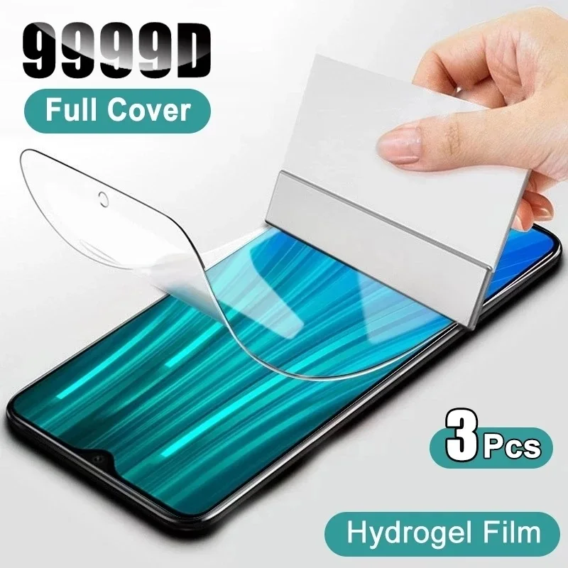 

3PCS Full Cover Hydrogel Film For Samsung Galaxy A10 A20 A30 A40 A50 Screen Protector On Samsung A60 A70 A80 A90 M10 M20 M30 M40