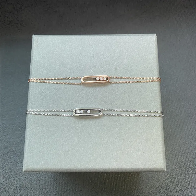 

Оригинальный Классический роскошный женский браслет, украшение с двойной цепочкой, красивый подарок для друзей