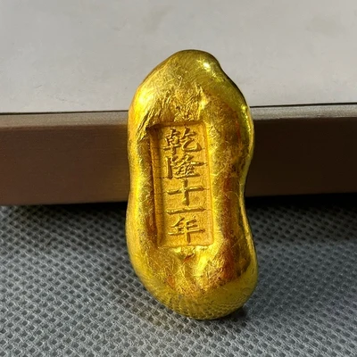 

Антикварные Украшения ручной работы из арахисового золота династии Цин
