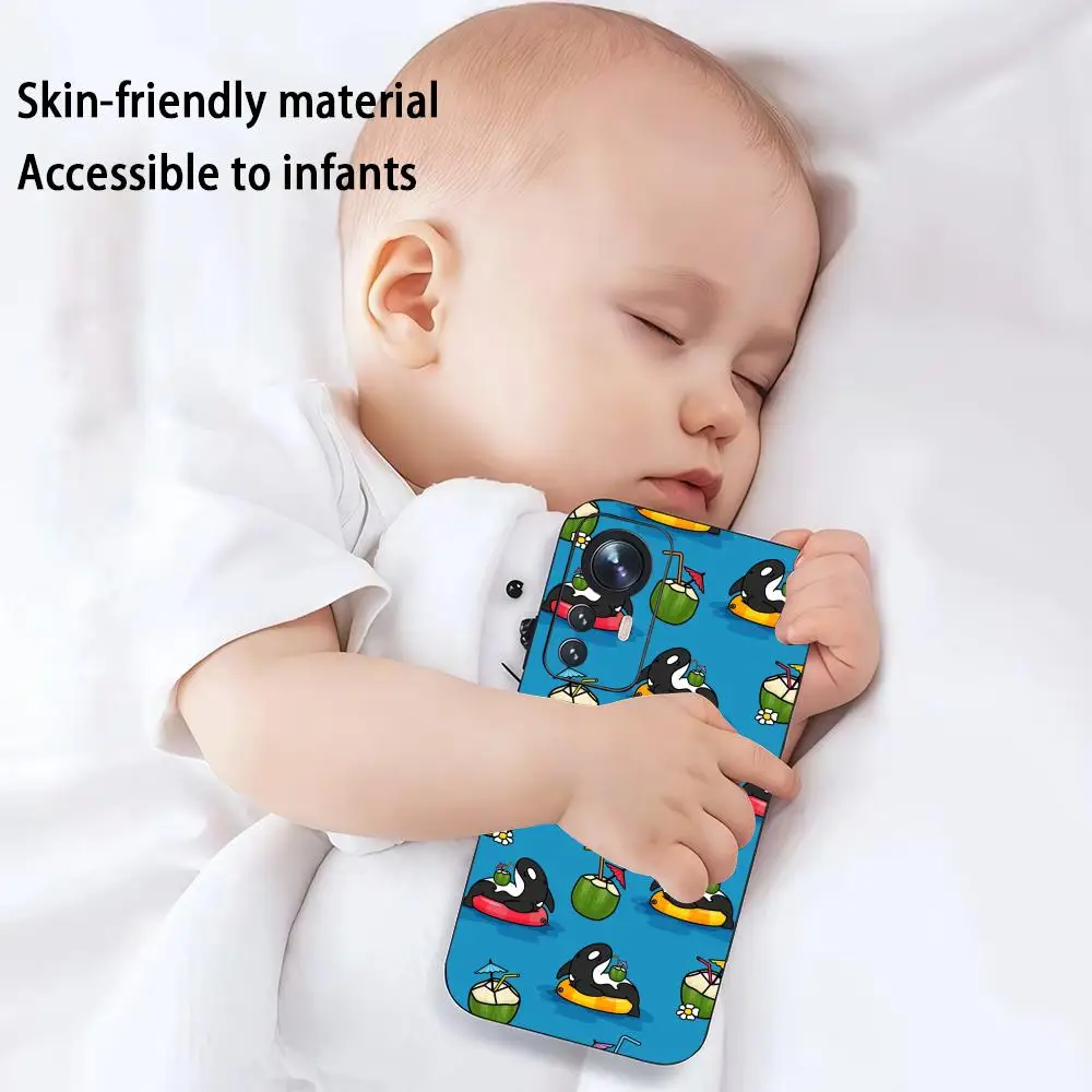 Чехол для телефона Art Killer Whale Orca для Samsung Galaxy S26 S25 S24 S22 S23 Ultra S21 S20 Plus, матовый, полностью мягкий чехол (art.: 3920d9df2f263) - 3920d9df2f263
