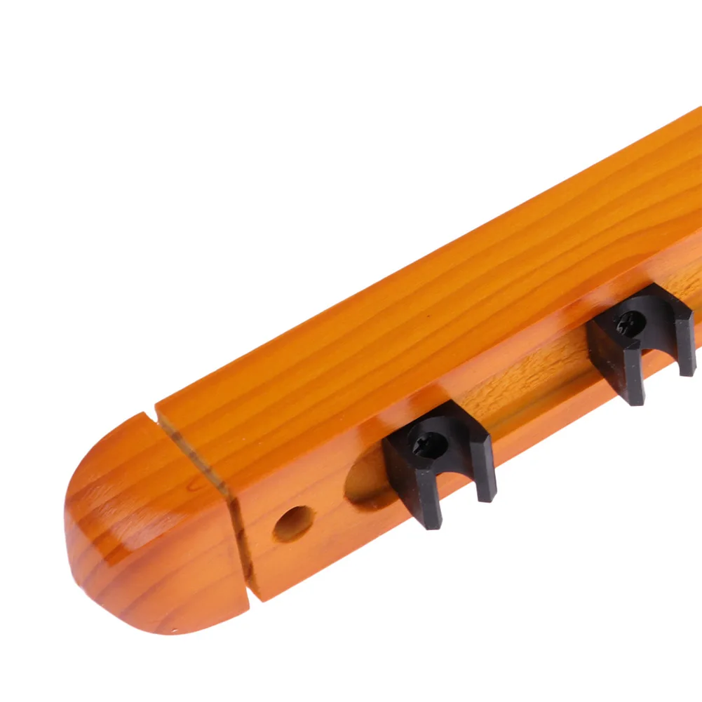 

Practical Quality Durable Cue Rack Pool Bars Red/wood Wear-resistance Easy To Install For Billiard Games Wooden