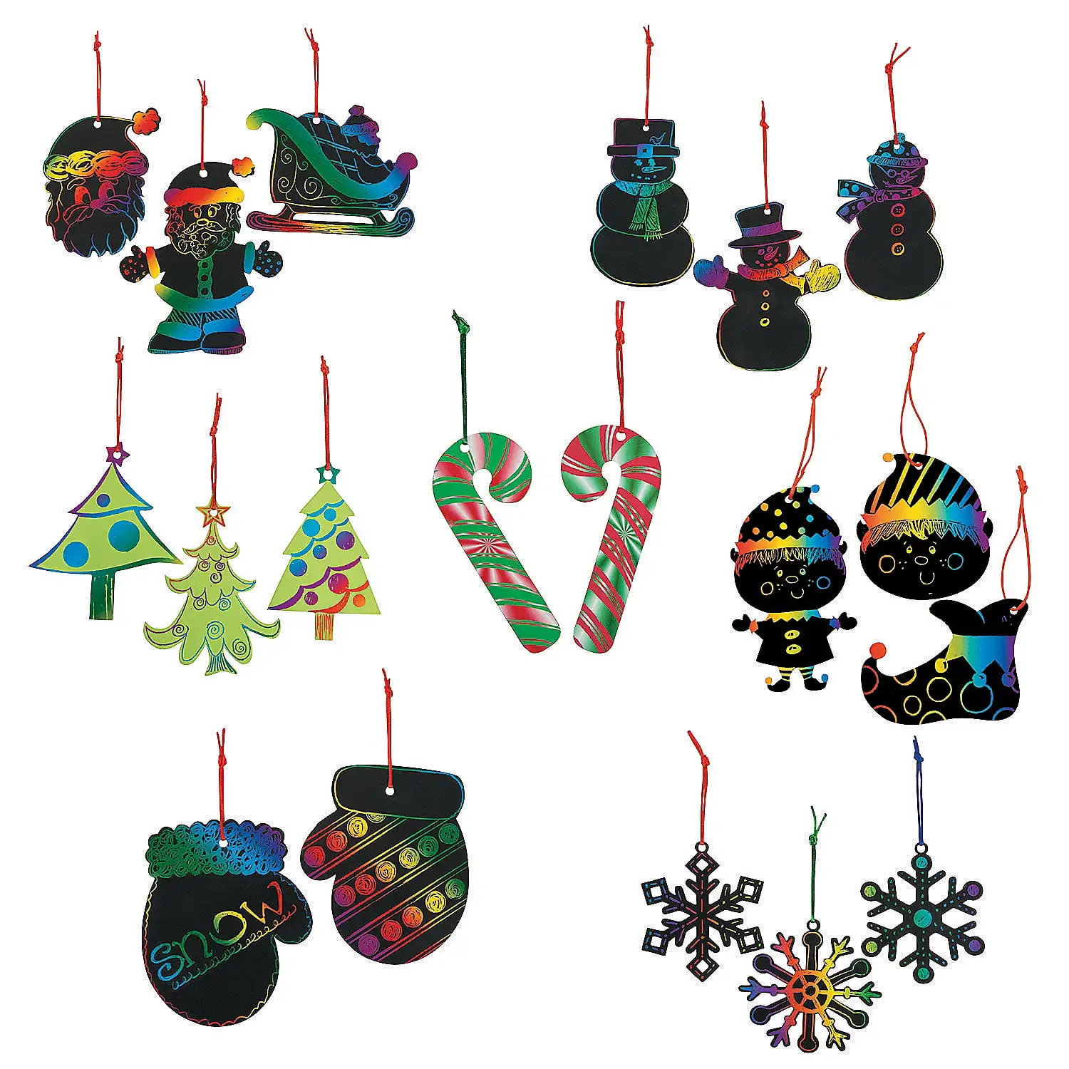 

Christmas Magic Scratch Assortment - Craft Supplies - 192 Pieces