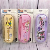cartoon sanrio pen case ponpompurin my melody accessories cute beauty kawaii anime stationery storage box toys for girls gift