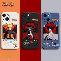 naruto uchiha sasuke uchiha itachi anime phone case for iphone se 2020 6 6s 7 8 11 12 13 mini plus x xs xr pro max ins