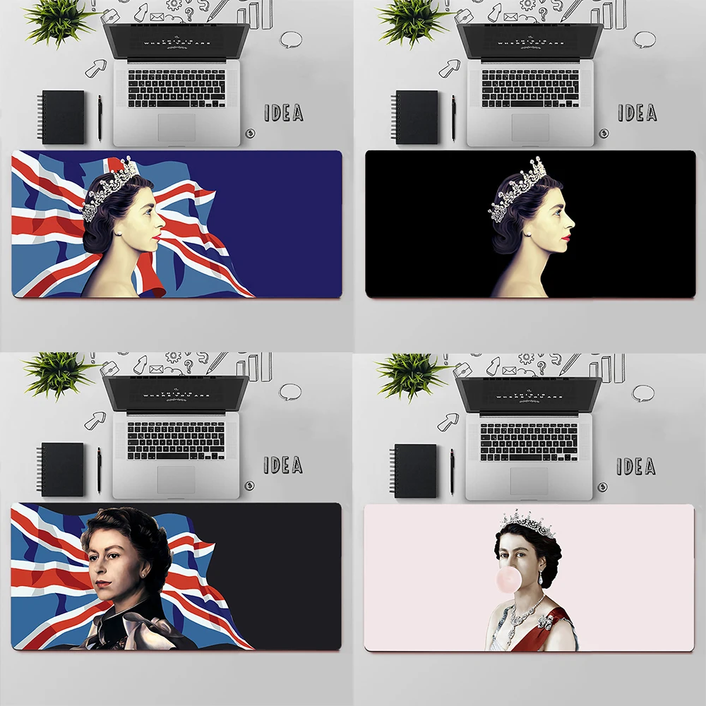 

Игровой коврик для мыши Queen Isabel II, Большой Коврик Для Мыши для ПК, игровой компьютерный коврик для мыши, большой коврик для мыши XXL, Настольный...
