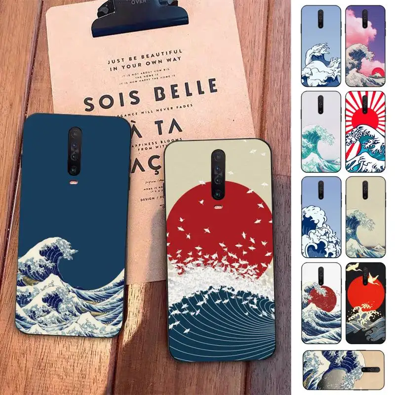 

Wave Art Phone Case for Redmi 5 6 7 8 9 A 5plus K20 4X S2 GO 6 K30 pro