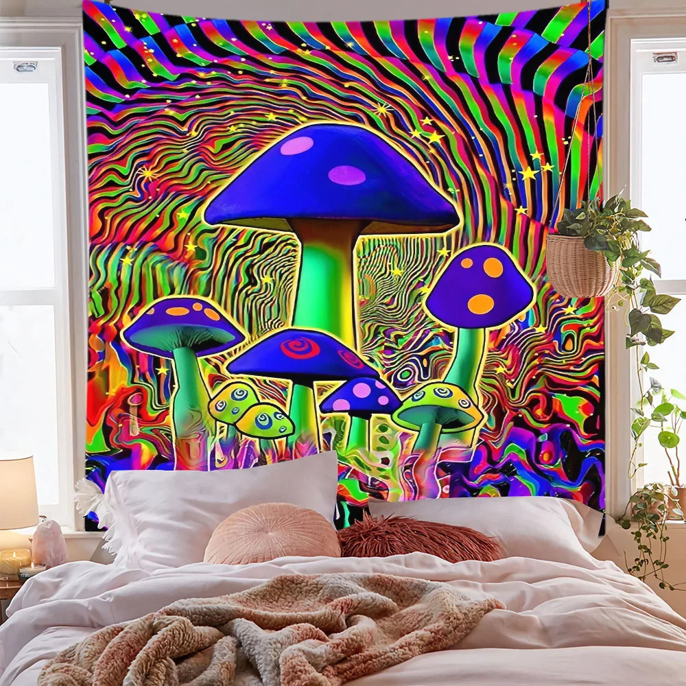 

Настенный декор для гостиной, изголовье кровати, украшение для спальни, декоративная подвесная ткань в виде грибов