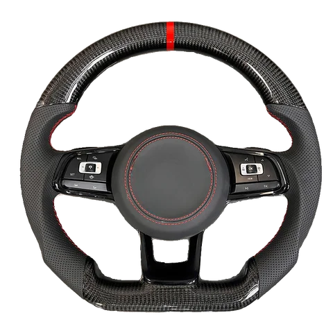 Руль из углеродного волокна для Volkswagen VW Golf MK7 7.5 GTI GTD GTE R 2013-2020 Polo GTI Tiguan Passat DSG Рулевое колесо