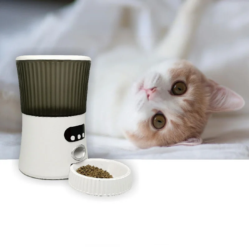 6L Intelligent Pet Feeder WIFI Voice Control Video Feeder Remote Timing Cat and Dog Automatic Feeder