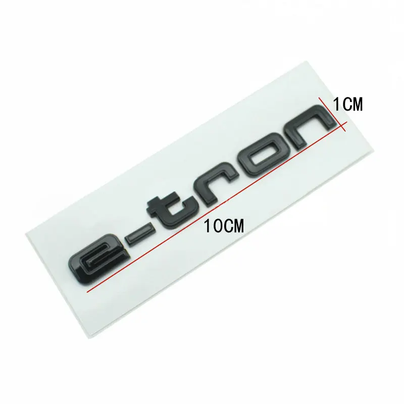 Автомобильные наклейки E tron для Audi чистый электрический задний знак новый