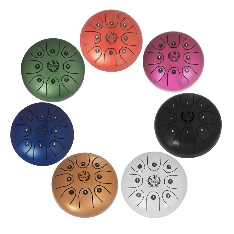 

Wholesale of Meibeite 5.5-inch C-tone Hollow Drum Worry Free Drum Forget Worry Drum Sanskrit Drum Steel Tongue Drum Multi-color