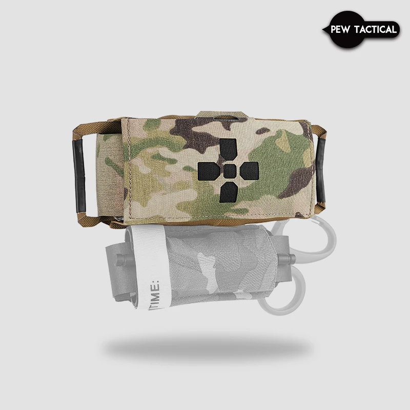 Фото PEW TACTICAL HSP Style Meical Pouch ITRK Quick Release Medical Kit Сумка для травм для ремня №3