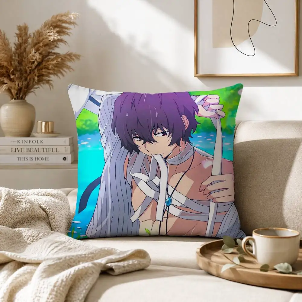 Фото Наволочка Bungo Stray Dogs dazai osamu для дивана, гостиной, домашнего офиса, декоративный защитный чехол №5