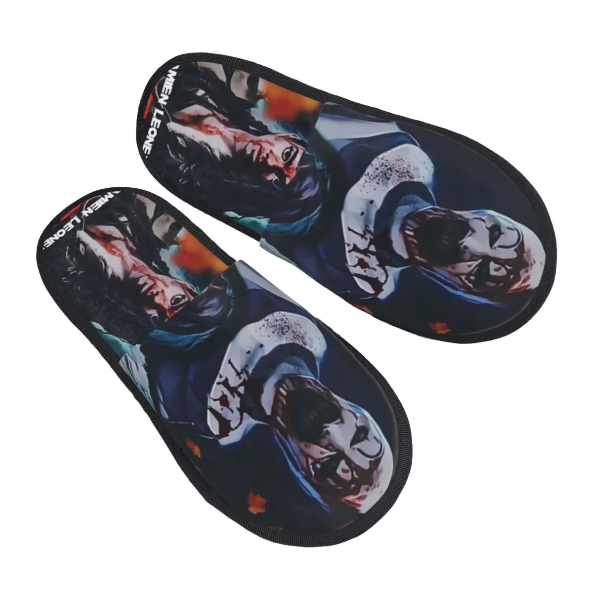 

Тапочки женские с принтом на заказ, ужасные домашние тапочки из пены с эффектом памяти, пушистые тапочки для дома и улицы, для Хэллоуина