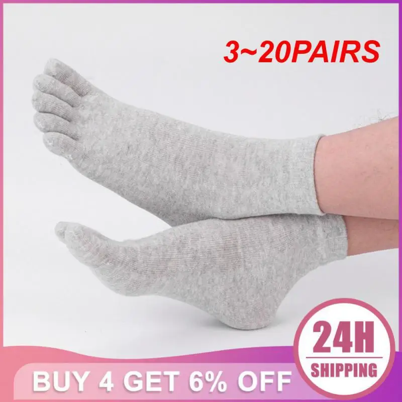 

3-20 пар, мужские носки на пять пальцев