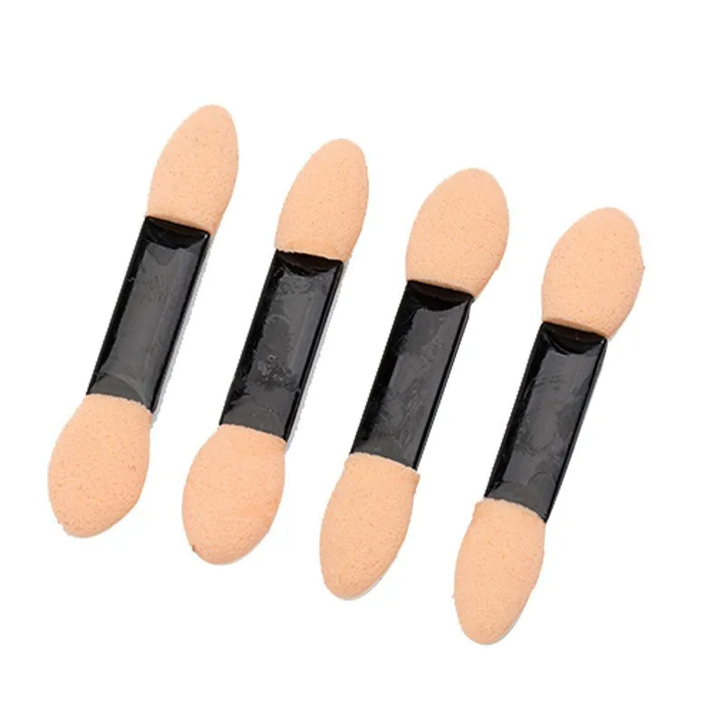 

Eye shadow Applicators Brush Double-head Brush Nail Eye Shadow Applicator Sponge Stick 10/30/50/100pcs Sponge Eyeshadow Stick