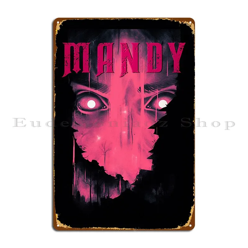 Постер из фильма Мэнди металлический плакат на стену пещера кинотеатр кухонный