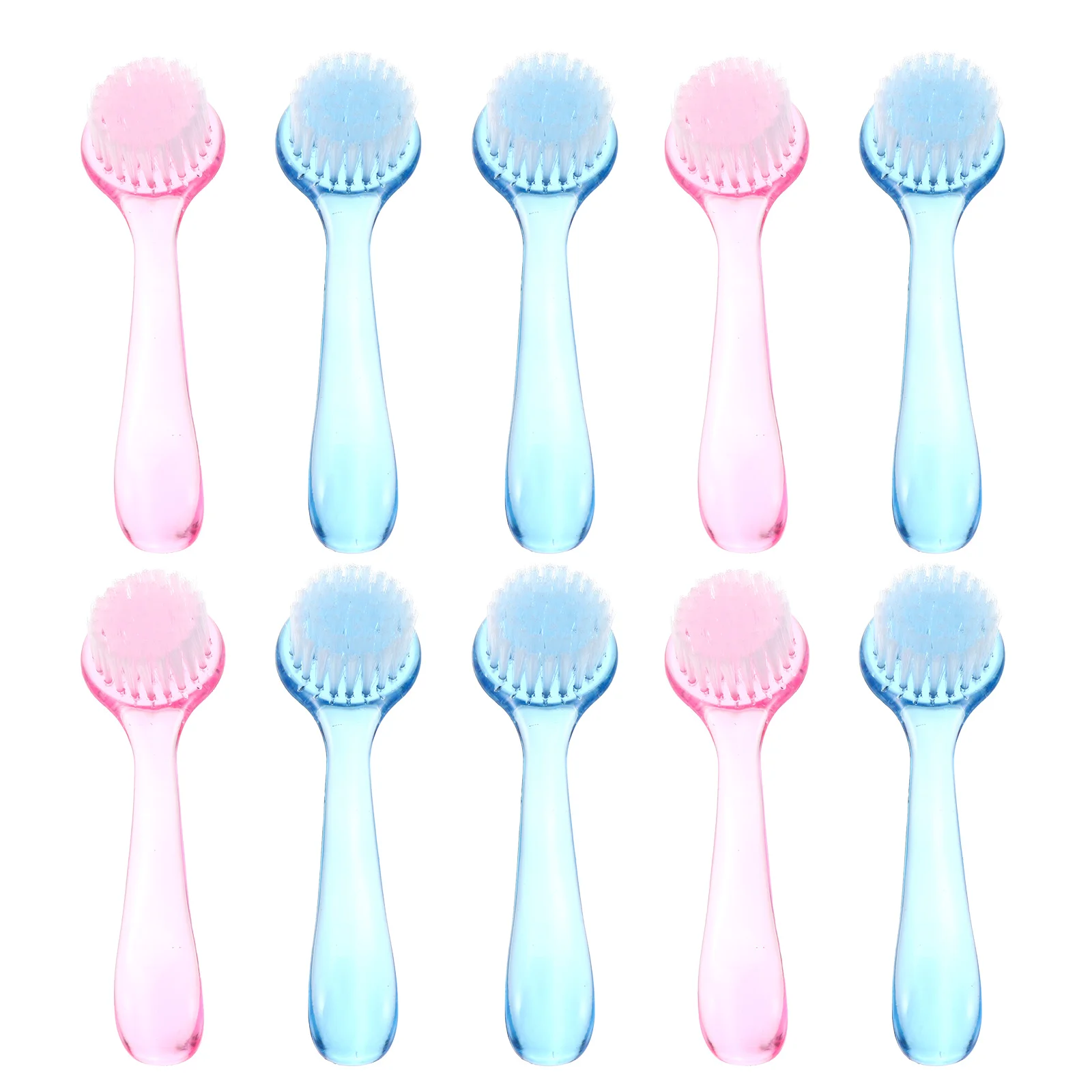 

10pcs Pedicure Brushes Foot Exfoliator Stone Nails Toes Scrubber Pedicure Nail Brush Nail Cleaning Brush Callus