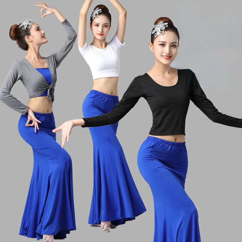 

Dai Dance Costume Traditional Folk Chinese Peacock Stage Performance Fishtail Wrap Hip Minority Peacock Dance Festival Outfit
