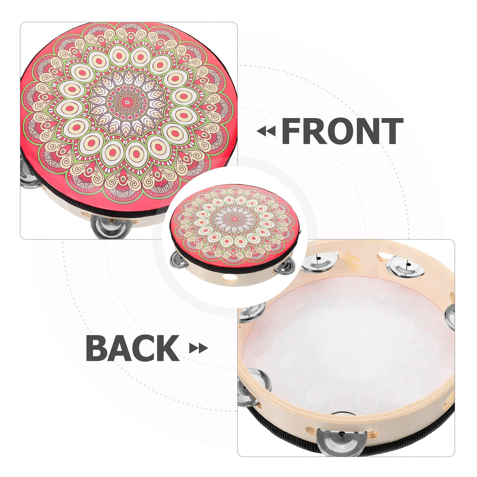 Бубен-барабан танцевальные барабаны для детей однорядные бубни