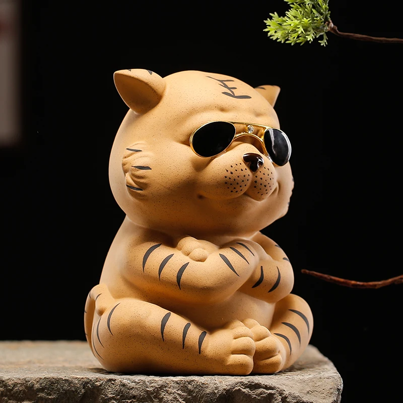 

Zodiac Mascot Cute Tiger Decorations Children Money Box Home Decorations