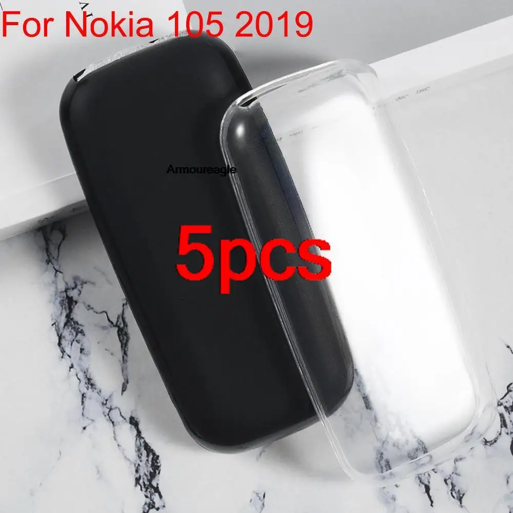5 шт. для Nokia 105 (2019) 1 77 дюйма TA-1203 TA-1174 TA-1010 TA-1034 силиконовый защитный чехол телефона