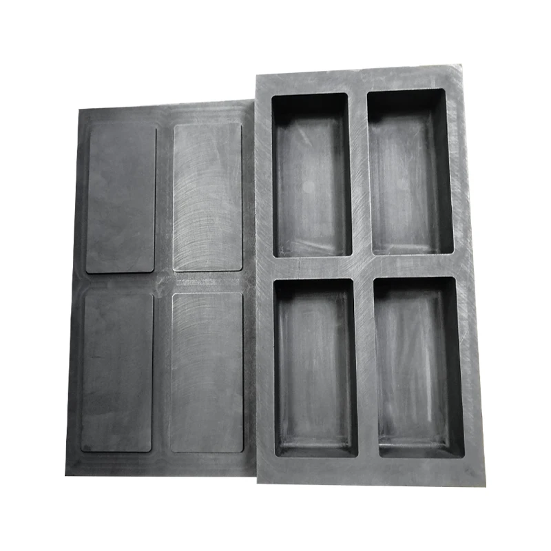 4-зубая форма Gitter Hoch dichte hochreine Guss barren Graphit графтовый блок галстук-галстук
