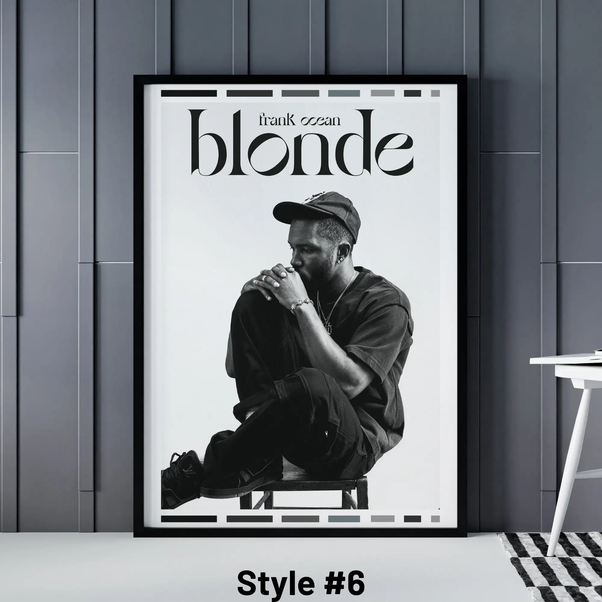 Постер в скандинавском стиле Pop Frank блонд Рок Хип-хоп Миллер комикс музыкальный