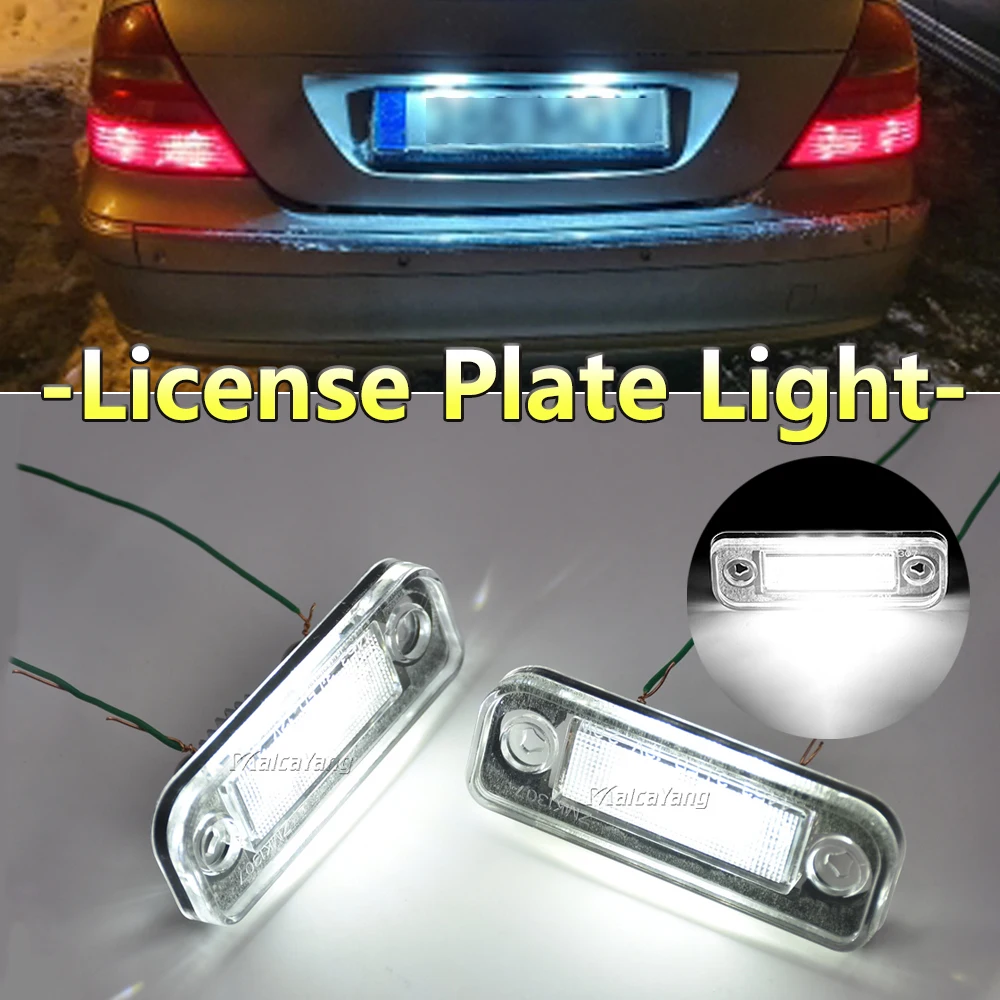 

Светодиодный светильник для номерного знака Mercedes-Benz C/E Class CLS SLK W203 5D W211 W219 R171, лампа для номерного знака автомобиля, высокая яркость