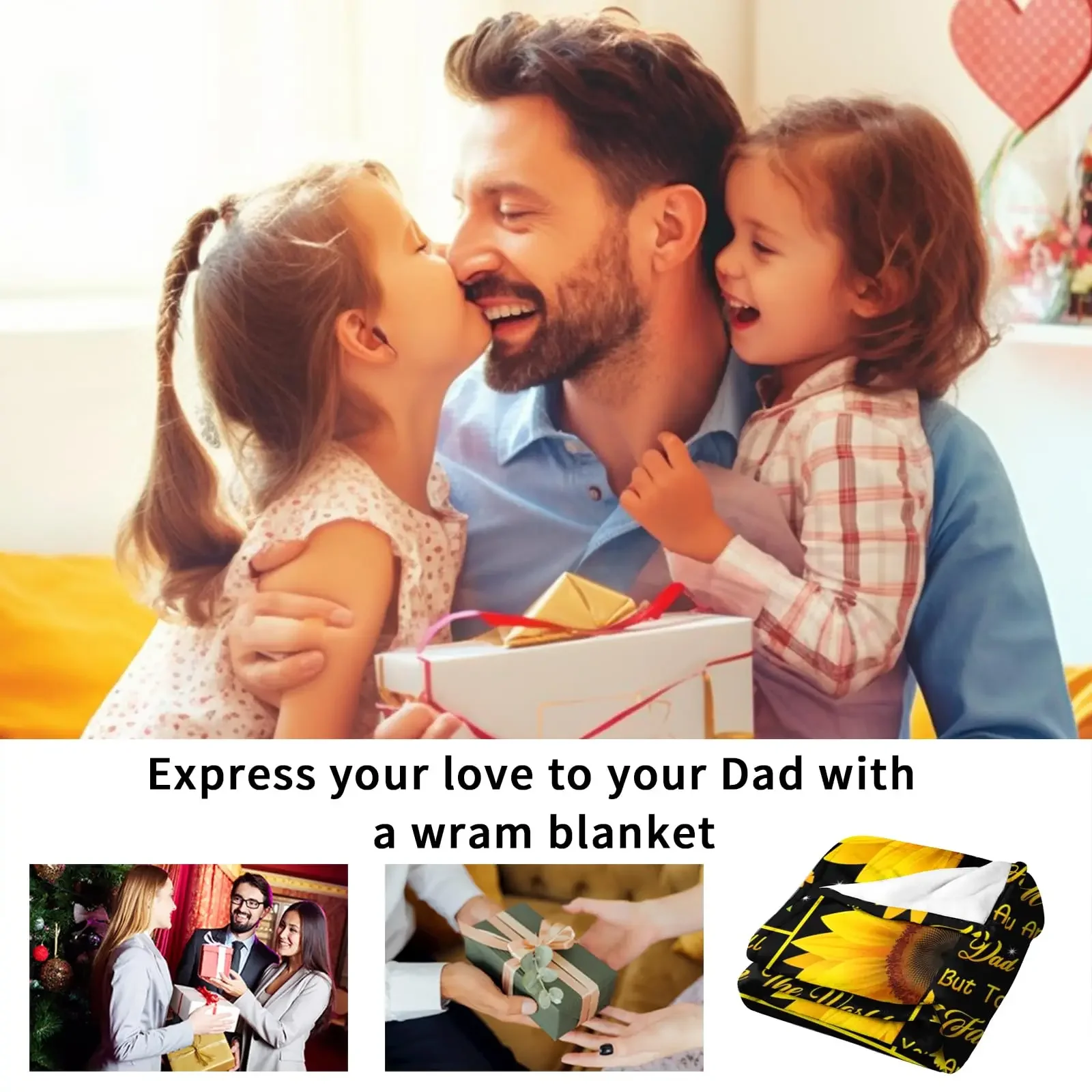 Мягкое уютное одеяло подарки для папы лучшего День рождения благодарения