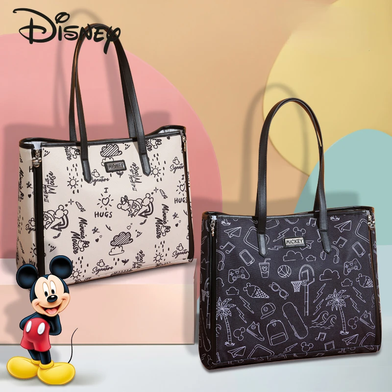 Disney Mickey's Original New Diaper Bag Handbag Luxury Brand Baby Diaper Bag Handbag Large -capacity Travel Mommy Bag